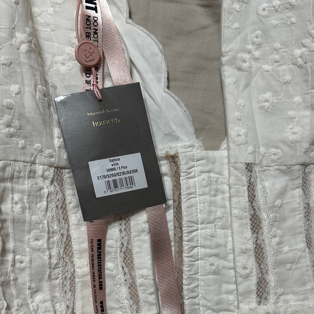 House of CB White Strapless Lace Corset Maxi Dress - Picture 7 of 7